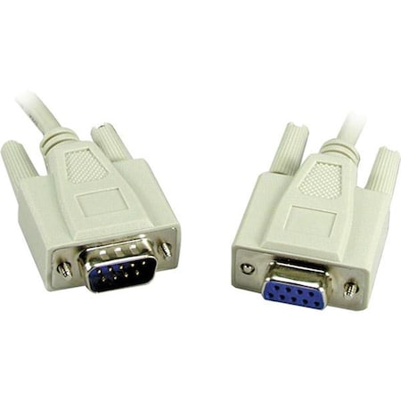 Qvs QVS 25 ft. DB9 Male To Female Extension Cable - CC317-25N CC317-25N